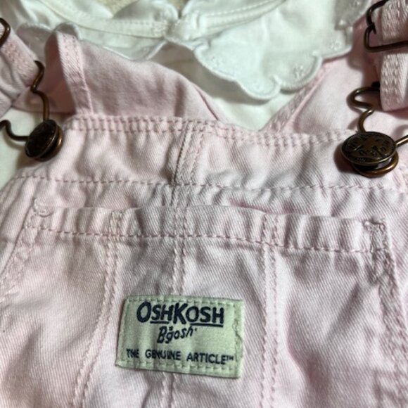 Osh Kosh Pink Overall Set , Sz 4T - Picture 2 of 3